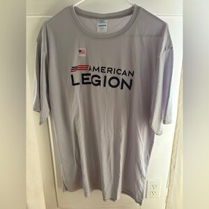 Port & Company American Legion Gray T-Shirt Mens Size L NEW